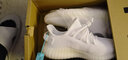 赛诺枫奢椰子鞋350莆田男鞋飞织网面情侣透气运动休闲鞋子男 纯白（巴斯夫真爆） 41 实拍图