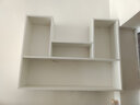 艺美天和（YIMEITIANHE）书架墙上置物架免打孔挂墙壁挂式多功能壁柜客厅卧室墙面储物柜子 凹型长100*高75*深20白色 升级款 实拍图