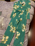 优婷菲（YOUTINGFEI）睡衣女春秋季纯棉长袖薄款宽松全棉家居服女士秋款大码套装可外穿 XEQ-9216青绿 XL(身高160-170 体重125-140) 实拍图