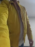 哈吉斯（HAZZYS）男装 春秋款外套休闲易穿搭哈灵顿夹克ASVZU02AU03 黄色YL 175/96A 48 晒单实拍图