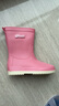 马尼亚袋鼠（MANIYADAISHU）女款雨鞋厨房防滑中筒夏季水靴软底轻便女士水鞋洗车干活短筒胶鞋 粉色 40 不加绒（标准） 实拍图