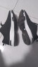 西马驼（XIMATUO）夏季网鞋男2024新款透气工作运动男鞋子休闲鞋百搭防滑软底布鞋潮 035黑 40 实拍图