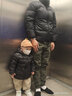 鸭鸭（YAYA）梓渝同款羽绒服女短款立领情侣同款男秋冬装新款面包服小个子外套 1176A黑色(男女同款) L 【建议130-150斤】 实拍图