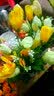 花艺赫家饰仿真花郁金香塑料花小盆栽室内家居餐桌摆件客厅办公桌装饰假花 黄色玉兰苞+白色花瓶套装 实拍图