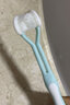珂宜三面纳米硬毛牙刷3D成人款家用细柔软毛牙齿护理去除口气家庭装 儿童细毛软刷（蓝+粉） 2支 实拍图