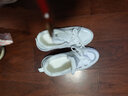卡帝乐鳄鱼老爹鞋女鞋冬季保暖休闲棉鞋加绒运动鞋跑步鞋子女 1102M 白色 38 实拍图
