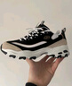 斯凯奇（Skechers）黑白金熊丨男女同款老爹鞋复古熊猫鞋情侣校园风潮流增高运动休闲 【男款】黑色/金BKGD(黑金) 42 实拍图