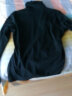 衣领飘飘高领纯色打底衫内搭修身女装秋冬加绒保暖加厚长袖T恤衫打底衣服 黑色不加绒 XL(115-125斤) 晒单实拍图