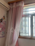 诺罗 窗帘粉色韩式公主风儿童女孩卧室遮光挂钩款网红款双层布纱一体 布纱一体幸运草粉色四爪钩款 宽2米*高2.5米/1片（杆另买） 实拍图