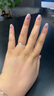周生生 Pt950铂金戒指情牵一线白金对戒求婚结婚戒指33577R计价 19圈 - 4.38克(含工费350元) 实拍图