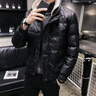 杰逊斯加厚保暖皮棉衣男冬季潮流羊羔毛领修身棉服皮衣外套男士痞帅棉袄 A368-PM9816黑色（单件外套） M （95-110斤） 实拍图