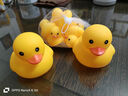 趣然宝宝洗澡玩具小黄鸭儿童泳池戏水捏捏叫发声网红小鸭子男女孩婴儿 8个装】2只大号+6只小号 实拍图