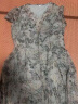 啄木鸟（TUCANO）中老年女装妈妈装2024夏款连衣裙新款中年人洋气40岁50夏天裙子 绿色 2XL （建议105-120斤） 晒单实拍图