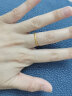 周大福 婚嫁素圈黄金戒指(工费120) 12号 约1.85g EOF1 实拍图