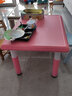 贝琪雅儿童桌椅套装学习桌椅宝宝画画升降积木桌椅子塑料家用幼儿园桌子 粉色桌子（80*60）有横梁 实拍图