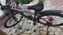 辐轮王全球十大变速运动自行车品牌排行高端油碟减震山地车成人男女单车 黑灰红 下单备注身高 实拍图