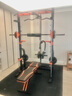新航线多功能史密斯家用商用龙门架综合训练器卧推深蹲架力量训练器材 XH-1203k8史密斯机进阶版 实拍图