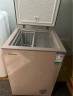 海信（Hisense）100升 一级能效减霜冷柜 冷藏冷冻转换变温冰柜 小型家用母婴单温小冰箱BD/BC-100NUD 金色 100L 实拍图