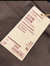 无印良品 MUJI 女式 双罗纹编织 五分袖连衣裙 BBP32A2A 裙子 棕色 L 实拍图