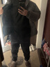 康坦汀 高领毛衣男秋冬保暖针织衫修身毛线衣服长袖百搭纯色内搭打底衫 黑色加绒 XXL 实拍图