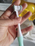 葆氏儿童牙刷3D三面洞牙刷软毛3-6-12岁360度清洁宝宝牙刷 天蓝色 实拍图