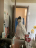 BIKEBROS防晒衣女冰丝防晒服夏季薄款户外风衣防紫外线UPF50+透气冰感披肩斗篷 白色加长檐 实拍图