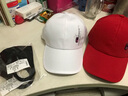 帽子男韩版潮时尚棒球帽女韩版百搭遮阳帽春夏秋季太阳帽青年学生鸭舌帽 白色 男女通用可调节 实拍图