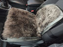 车优友澳洲纯羊毛汽车坐垫羊毛垫冬季保暖毛绒座垫单片后排座椅冬天棉垫 深咖色-前座1片+腰靠1个 本款适合99%车型-下单备注 实拍图