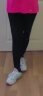 菲尼东爵（FNAADOOG）老式脚蹬裤踩脚细条纹健美裤微弹女士高腰宽松外穿打底裤夏季冰丝 单条--黑色 4XL 建议160-180斤 晒单实拍图