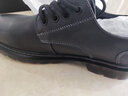 百丽打孔透气休闲皮鞋男夏季真皮缓震按摩商务鞋A1111BM3 黑色系带A1111 43 (265mm) 实拍图