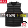 啄木鸟羽绒马甲男轻薄款内穿男士坎肩秋冬保暖背心内胆大码羽绒服马夹 黑色 XL 实拍图