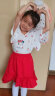 迪士尼（Disney）女童套装儿童套装两件套夏季新款童装宝宝衣服米妮黛丝时尚洋气 白底可爱樱桃-女 130cm 实拍图