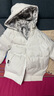 皮尔卡丹（pierre cardin）羽绒棉服女新款冬季短款时尚韩版宽松双面穿加厚可拆卸帽外套冬女 白色 L 【90-105斤】 实拍图