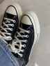 匡威（Converse）官方 1970S男女经典低帮帆布鞋黑色162058C 162058C/黑色 37/4.5 实拍图