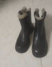 达芙妮短靴女牛皮厚底女靴加厚保暖马丁靴女鞋子 4023605004 厚绒黑 38  实拍图