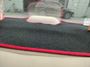 东风19款新轩逸经典轩逸老轩逸仪表台避光垫防晒垫遮阳垫车前面中控台工作台遮光 12-18经典轩逸 【前窗+后窗】-防滑底-【红边】 实拍图