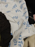 舒贝怡婴儿衣服新生儿连体衣保暖男女童可爱爬爬服满月宝宝周岁哈衣蓝90 实拍图