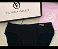 维多利亚的秘密（Victoria's Secret）PINK 夏季舒适无痕3A抗菌抑菌LOGO中腰包臀内裤三角裤女 2ZUO黑色-光面款 11247228 1条 M 实拍图
