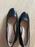拔佳（Bata）浅口单鞋女春夏季商场新款通勤粗跟羊皮软底奶奶鞋AQ736AQ3 黑色 36 晒单实拍图