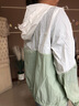 尚涛防晒衣女夏装新款女装宽松防晒服长袖透气沙滩服薄款短款外套女 豆绿色 L建议100-110斤 实拍图