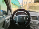 启韵 冬季纯羊毛汽车方向盘套可爱保暖短毛绒车把套皮毛一体冬天通用 碳灰色整皮羊毛把套 实拍图