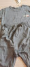 金立芬睡衣男夏季短袖纯棉夏天青年加大码薄款男款家居服套装可外穿运动 079稳重深灰色 3XL码/180斤-210斤 实拍图