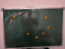齐富（QIFU） 单面磁性粉笔黑板办公会议家用绿板儿童教学书写小黑板留言写字板白板学校黑板报 加厚银框60*90CM单面挂式绿板 晒单实拍图