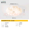 鹿家良品（LUUGAA）一字餐厅吊灯现代简约极简长条餐厅灯吊灯吧台办公室餐桌中山灯具 【二代】护眼120cm三色光65W黑色 实拍图