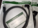 绿联（UGREEN）六类网线 CAT6类纯铜千兆网络连接线 电脑宽带高速网线 墙壁面板电视网络跳线 直对弯1米 30833 实拍图