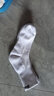 百宝力 百宝力专业网球运动袜加厚篮球足球运动棉袜羽毛球运动袜 白色长筒袜均码三双装 实拍图