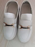 探巡女鞋春秋单鞋女软底小白鞋女增高休闲鞋女透气一脚蹬鞋子女护士鞋 2013-白色 36 实拍图