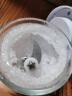 HUYO电动碎冰机家用小型刨冰机制冰沙绵绵机商用摆摊雪花冰机破冰神器 插电碎冰机【皓月白】送6个冰格 晒单实拍图