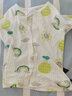 优奇宝宝夏季套装婴儿夏装空调服长袖衣服薄款分体两件套睡衣家居内衣 【薄，后背网眼】旺旺绿 90 实拍图