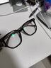 蔡司（ZEISS）镜片可选近视眼镜男女变色防雾防蓝光辐射平光镜木纹腿大框配度数 配1.56钻晶变色防蓝光0-300度 实拍图
